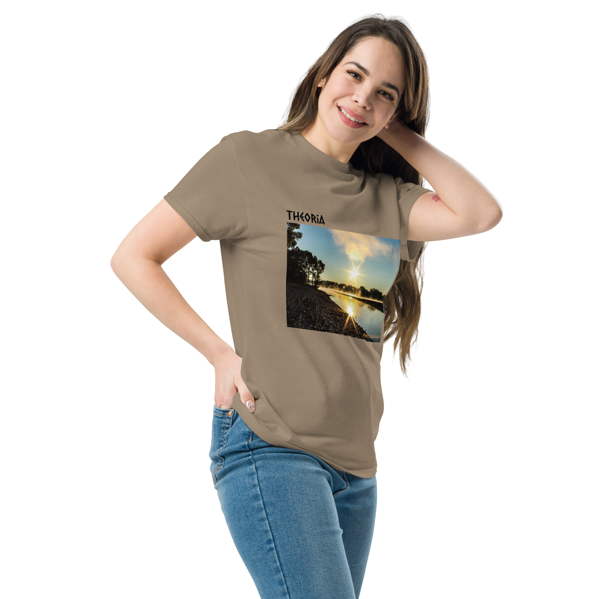 Theoria — Yellowstone Sunrise Premium Cotton Unisex T-Shirt