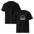 Studio Stoa Logo Tee black organic cotton t-shirt front and back view